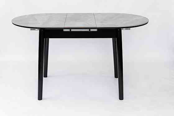 Стіл Тітан 110/140*75, чорний/керам бетон Киев