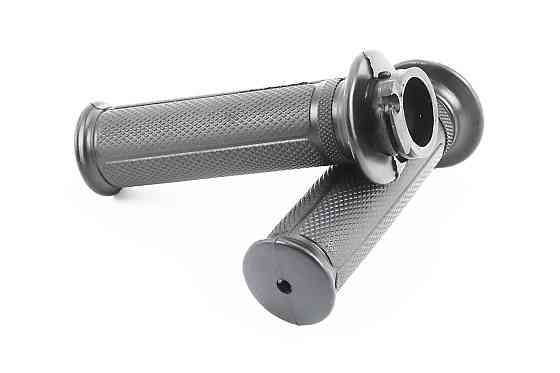 Рукоятка керма ліва, права з вставкою к-кт 2шт Suzuki LET'S (20мм внутрішній діаметр лівої рукоятки) Київ