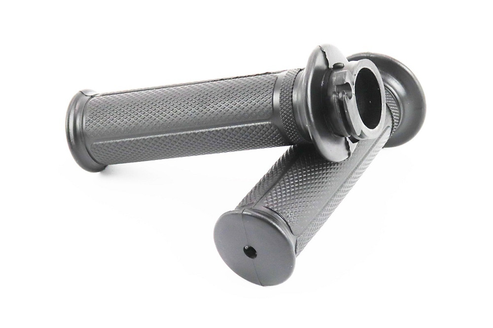 Рукоятка керма ліва, права з вставкою к-кт 2шт Suzuki LET'S (20мм внутрішній діаметр лівої рукоятки) Киев - изображение 1