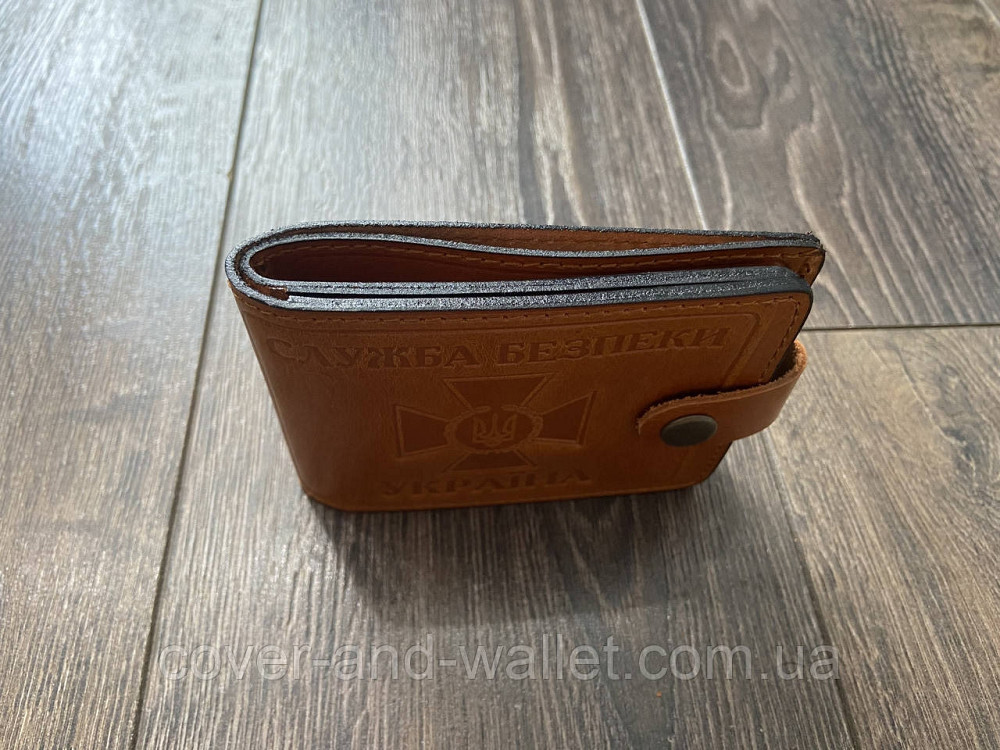 Шкіряна обкладинка пормтоні на посвідчення "СБУ"  P_Leather Київ - фото 6
