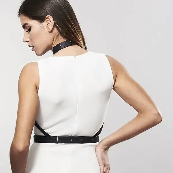 Портупея Bijoux Indiscrets MAZE — H Harness Black Львів - фото 8