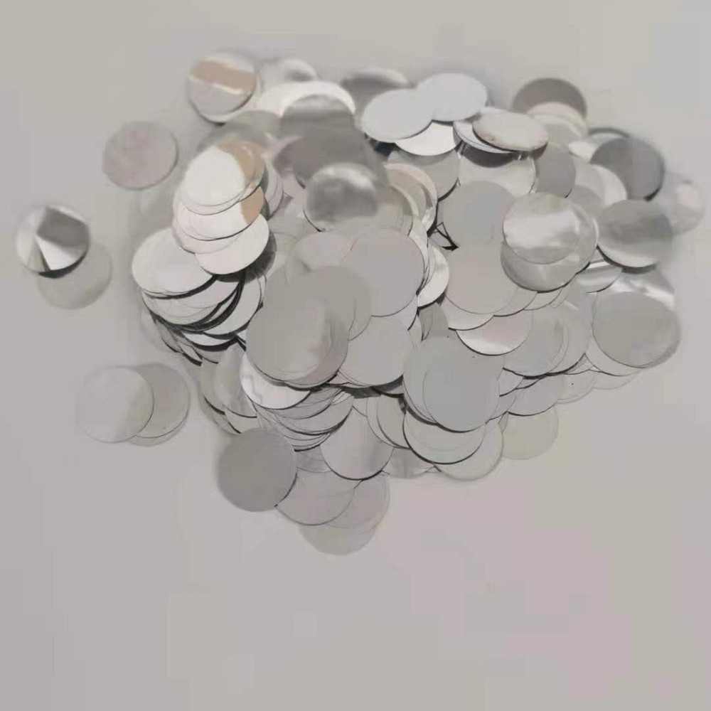 Конфетти метафан круглый 10 г 25 мм серебристый Киев - изображение 5