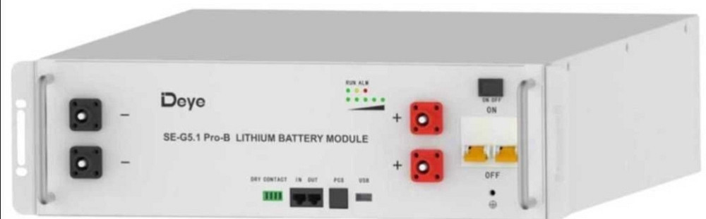 Deye SE-G5.1 Pro-B — 51.2 V 5.12kWh домашня батарея Харків - фото 3