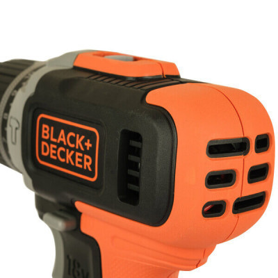 Шуруповерт Black&Decker 18 В, 1.5Ah, 45 Нм,0-360/0-1400 об/мин, 21000 уд/мин, 1.3 кг (BCD003C1) Винница - изображение 3
