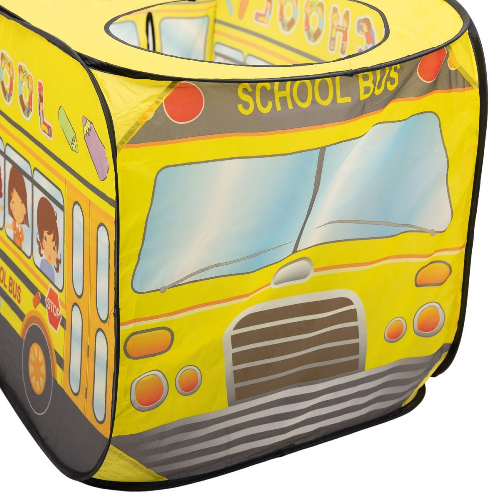 Дитячий ігровий намет «Шкільний автобус» 110×70×66 см намет для дітей Жовтий HP-S-5NDY Коломия - фото 8