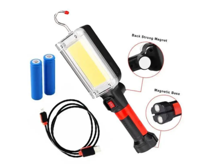 Светодиодный фонарик для кемпинга BL-8859B COB 2*18650 BATTERY USB CHARGE 7636 Киев - изображение 9