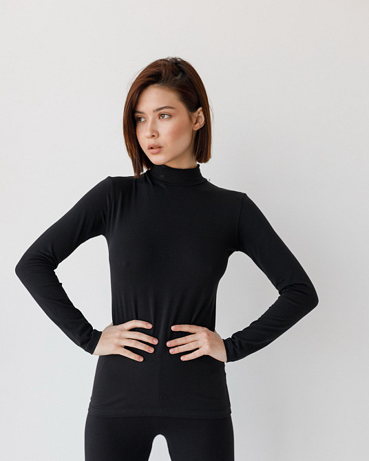 Жіноча водолазка Ozkan — чорна 26552 3XL Київ - фото 1