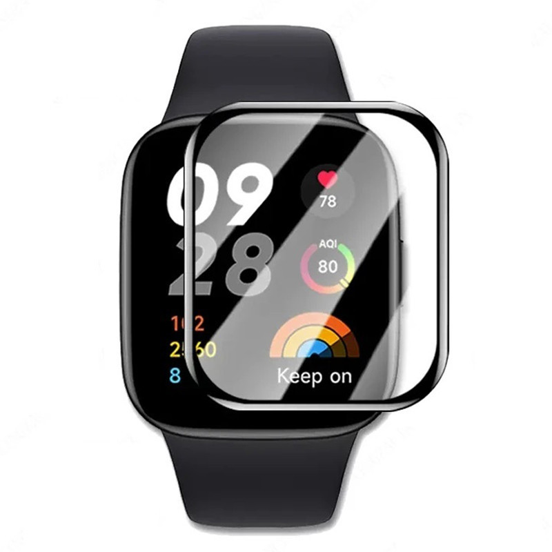 Защитная силиконовая пленка для смарт-часов Dazzling Xiaomi Redmi Watch 4 3D (Прозрачная) Николаев - изображение 2