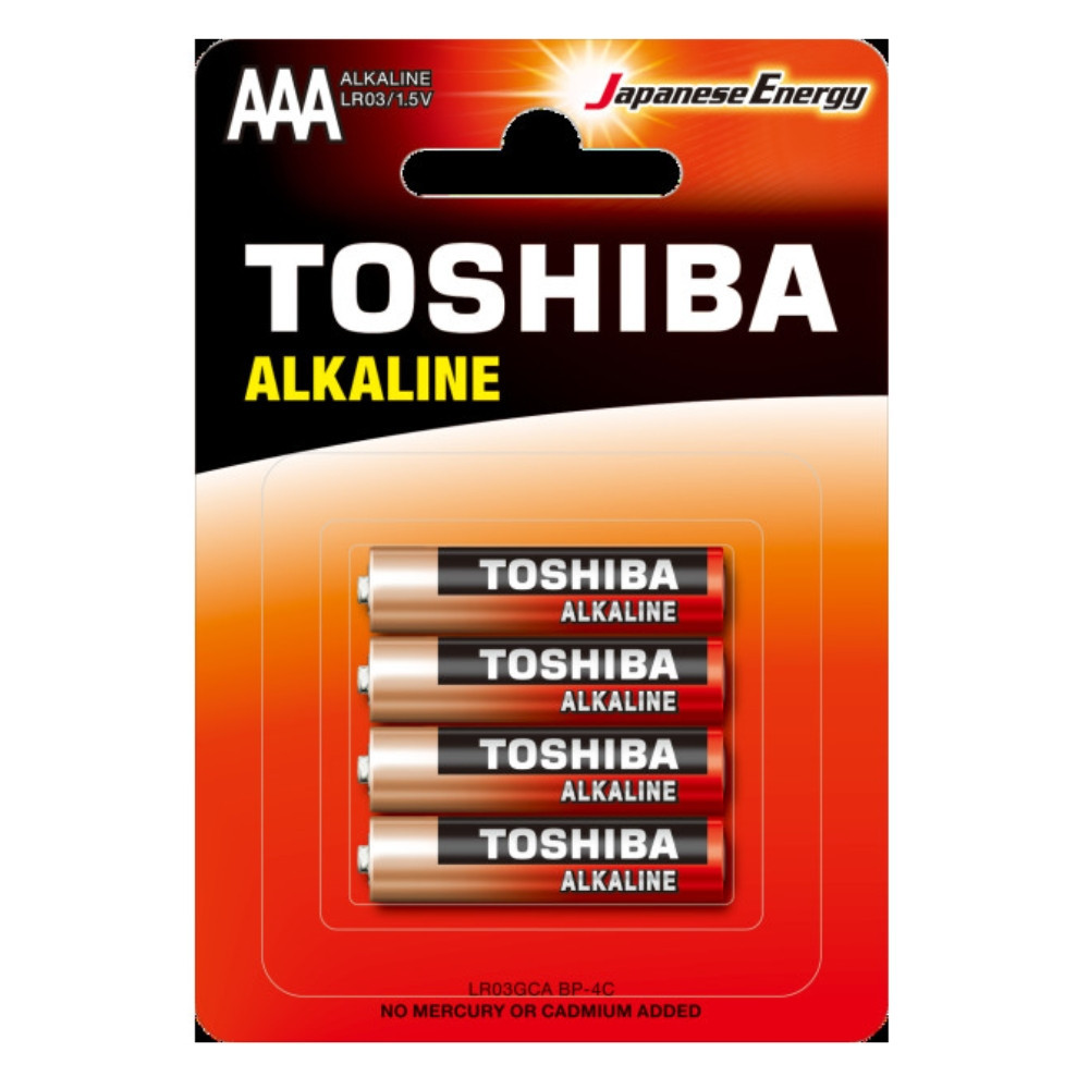 Батарейка Toshiba LR3 Red Alkaline (4шт) Київ - фото 1