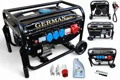 Генератор German Agregat Prądotwórczy A8 5,2Kw Koła Miedź Prądu Avr+ Miedziany Stojan Киев