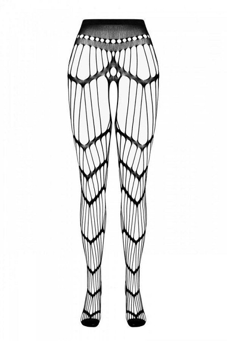 Еротичні колготки-бодістокінг Passion ECO S006 white Sex Aura Київ - фото 3