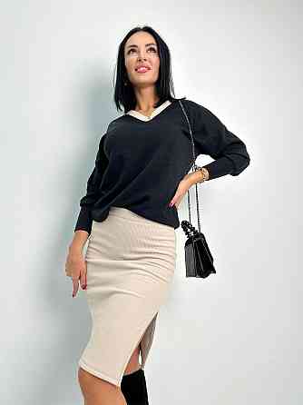 Жіночий костюм-двійка з ангори "Almo" оптом | Батал Київ