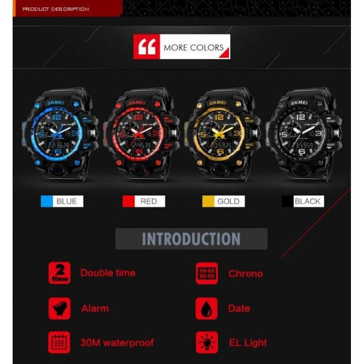 Спортивные часы Skmei 1155 камуфляж Винница - изображение 3