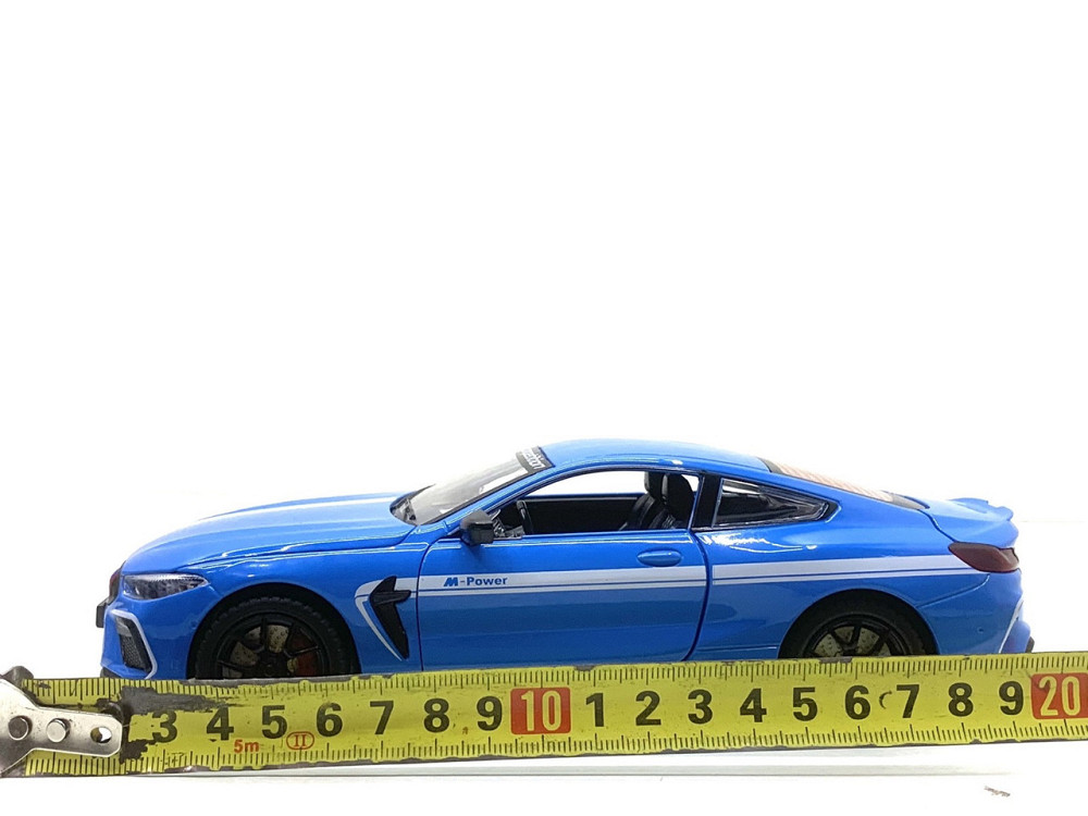 Машина Автосвіт BMW M8 інерційна відчиняються двері капот багажник 20 см Синя (AP-2056) Чернігів - фото 3