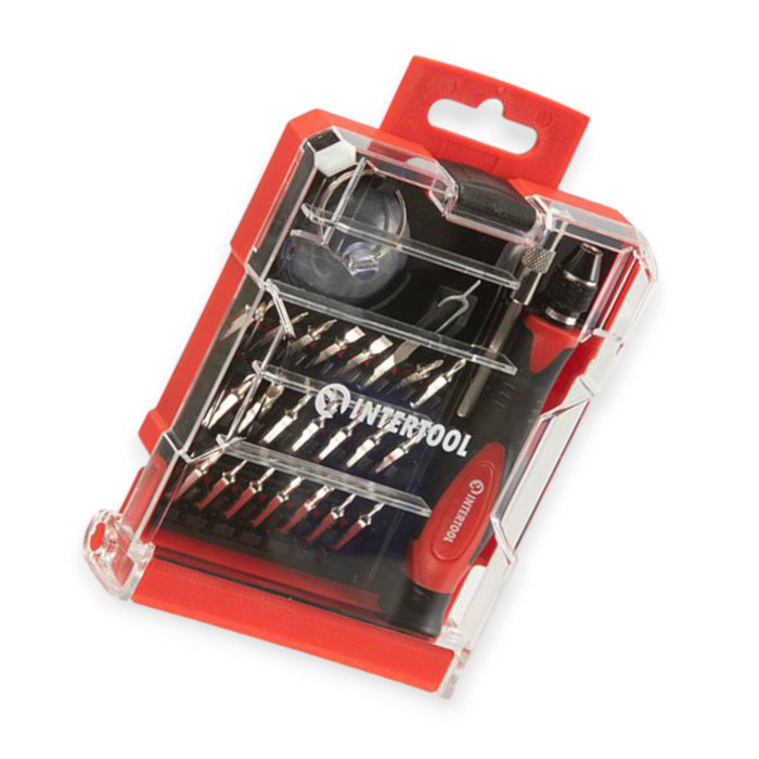 Викрутка з бітами 29 шт CrV прецизійна, пінцет, присоска (кейс) Мукачево - фото 2