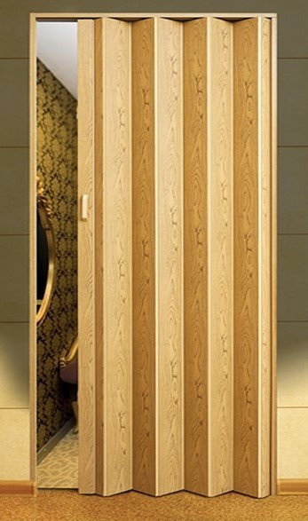 Двері гармошка глуха Vinci Decor MELODY 820х2030х6мм  Світлий дуб Дніпро - фото 1