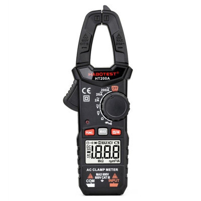 Токовые клещи Habotest AC600V/200A, DC600V (HT200A) Винница - изображение 1