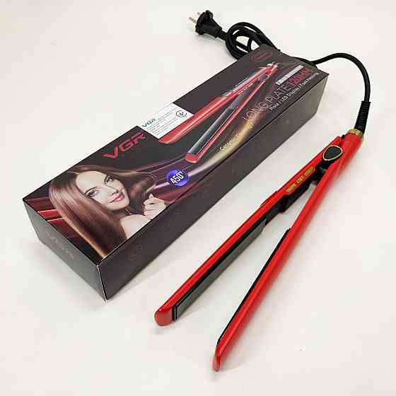 Ергономічна праска-випрямляч VGR V-518, Професійна праска, Щипці для кучерявого волосся NM-60 Івано-Франківськ