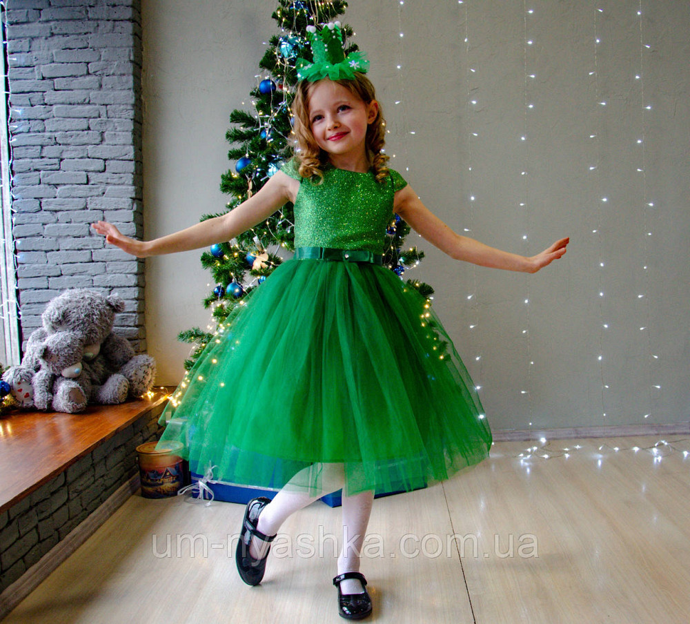 Сукня Весни Зелене ошатне пишне плаття 98-128 Кривий Ріг - фото 4