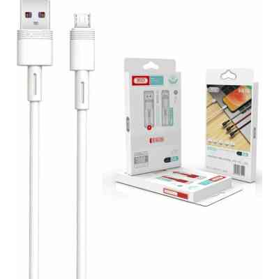 Дата кабель USB 2.0 AM to Micro 5P 1.0m 5A white XO (NB166-M-1-WH) Вінниця