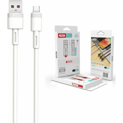 Дата кабель USB 2.0 AM to Micro 5P 1.0m 5A white XO (NB166-M-1-WH) Вінниця - фото 2