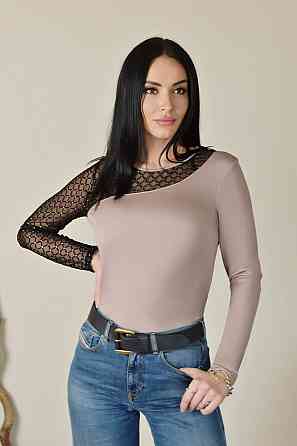 Жіноча кофтинка з блискітками "Hype" | Батал Капучіно, 50-52 Київ