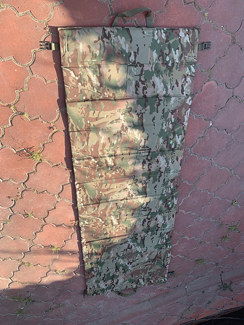 Каремат тактичний складний військовий мультикам 190/60/1, Сидіння армійське, Килимок - сідниця польо Дніпро - фото 5