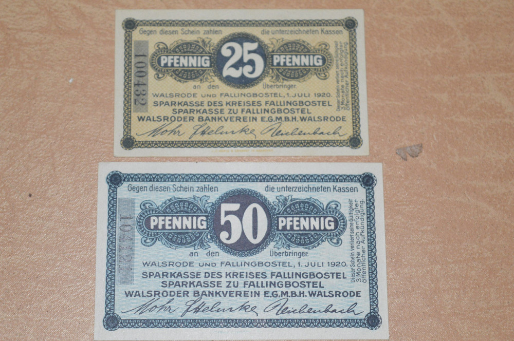 Німеччина. Нотгельд. 50,25 Pf 1920 року ( 1 ) Полтава - фото 1