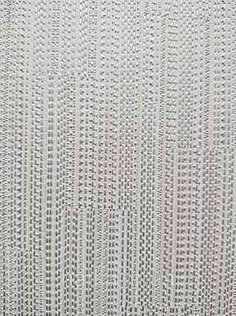 Шпалери вінілові на флізелін Sirpi Alta gamma Sempre 3 рогожка тонка структурна смужка бежева з сріблом Київ