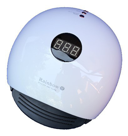 Гибридная светодиодная UV/LED лампа Sun RAINBOW 9 48 вт (Сан ван ) с памятью и остановкой таймеров .Белая Киев - изображение 3