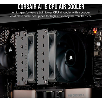 Кулер для процессора Corsair A115 Black (CT-9010011-WW) Винница - изображение 7