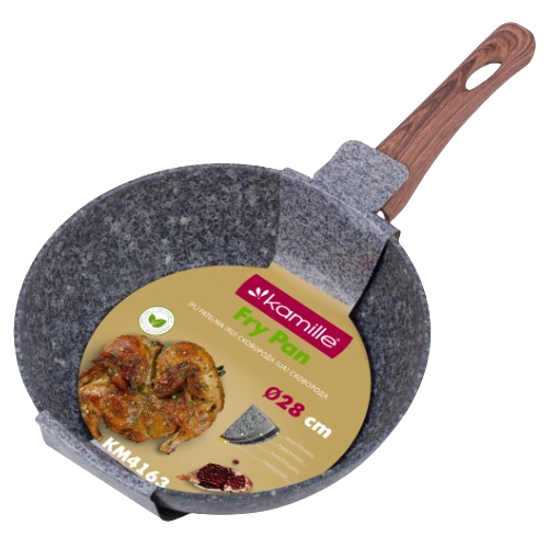 Сковорідка d28см алюміній а/п Grey marble 4163 KAMILLE Житомир