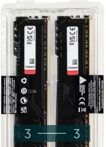 Модулі пам'яті ОЗП Kingston FURY Beast DDR4 32Gb. 2x16Gb. 3200 / KF432C16BB1K2 / 32 . Харків - фото 1