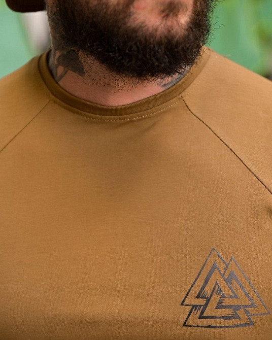 Мілітарі лонгслів Руни кайот ПП7871 Одеса - фото 7