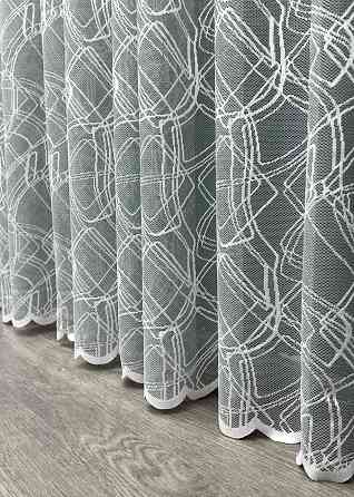 Тюль жакард колір сірий з білим 1970т Київ