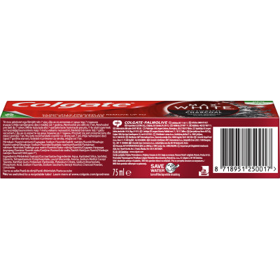 Зубна паста Colgate Max White Charcoal Optic White Відбілювальна з вугіллям 75 мл (8718951250017) Вінниця - фото 4
