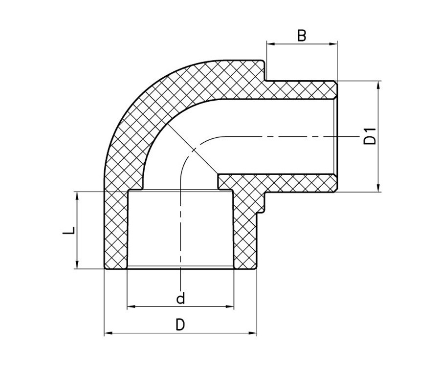 Кут Koer K0266.PRO 25 PPR 90 ВН (KP2910) Київ - фото 2