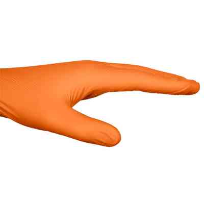 Захисні рукавиці Neo Tools робочі/медичні, перфоровані нітрилові, р.XL, 50шт., помаранчевий (97-690-XL) Вінниця