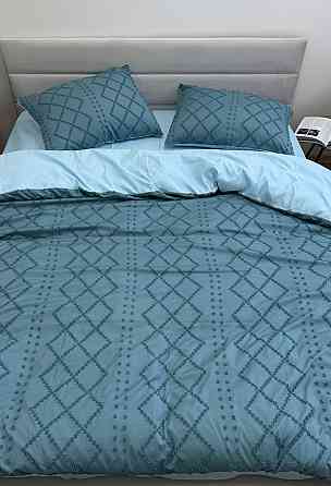 Ecotton Комплект постільної білизни Ecotton Jaquard Сімейний 150х215 см бірюзовий Green Киев