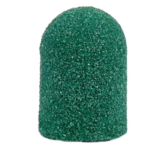 Колпачки педикюрные на пластиковой основе 80 гритт зеленый. 1шт Киев