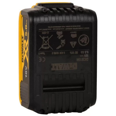 Акумулятор до електроінструменту DeWALT 18 В XR Li-lon 5Ah, 3 шт., 1.94 кг (DCB184P3) Вінниця - фото 6