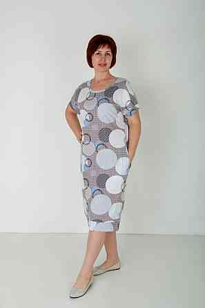 Женское платье хлопок разноцветный 52 Киев