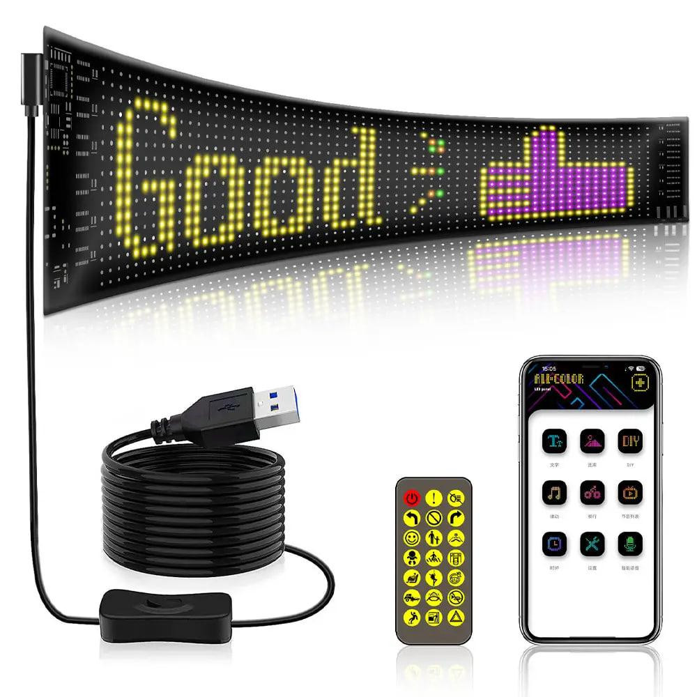 Гнучка LED панель/екран під скло авто Bluetooth (92 x 374 мм) Харків - фото 3