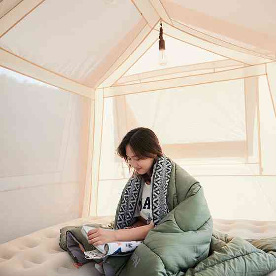 Спальний мішок Naturehike L150 NH20MSD05, (13°C) правий, темно-зелений Київ