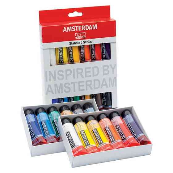Набор акриловых красок AMSTERDAM STANDARD 12х20мл Киев