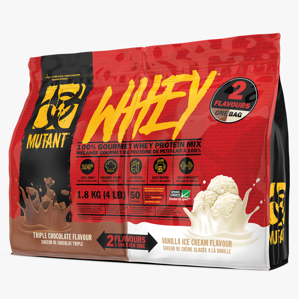 Протеїн Mutant Whey 1800 г, Dual Chamber Triple Choc &amp; Vanilla Луцьк - фото 1