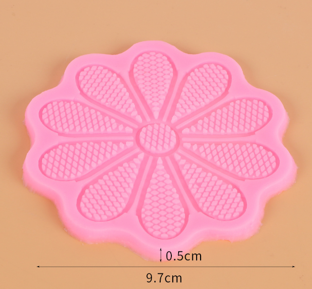 Молд силиконовый Цветок 97 мм розовый Киев - изображение 2