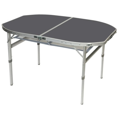 Туристический стол Bo-Camp Case Model Oval 120x80 cm Grey (1404415) (DAS303277) Винница - изображение 1