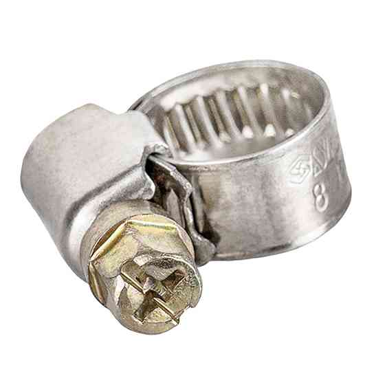 Sigma Хомут червячный нержавеющий 9мм D8-12мм 25шт SIGMA (2510001) Киев