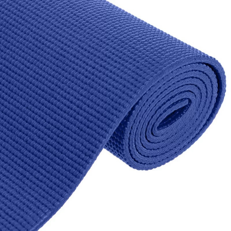 Килимок для йоги та фітнесу Power System PS-4014 PVC Fitness-Yoga Mat Blue (173x61x0.6) Кам'янське - фото 5